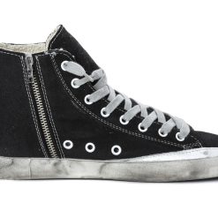 Francy Sneakers In Cotton Canvas and Suede Star Black Canvas Charlye Boots-0