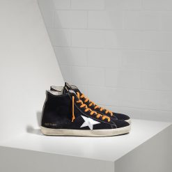 Deluxe Brand Francy Sneakers In Suede With Leather Star G29MS591A35 Crosby Boots-0