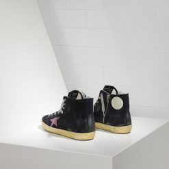 Francy Sneakers Cotton Canvas And Leather Star Francy Black-1493