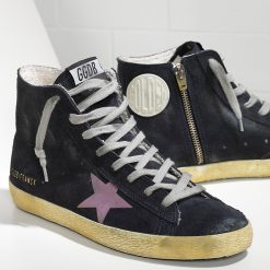 Francy Sneakers Cotton Canvas And Leather Star Francy Black-1494