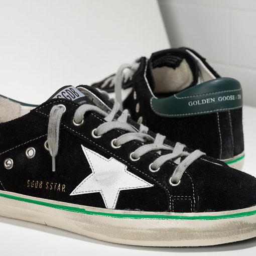 Deluxe Brand Super Star Sneakers In Suede And Leather Star G29MS590A69-2150