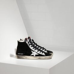 Super Star Sneakers In Leather With Openwork Star Leopard Sneakers-0