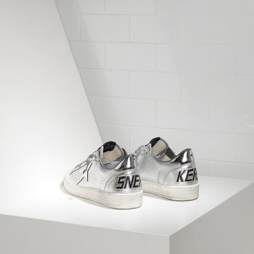 Ball Star Sneakers In Leather With Leather Star Shoes Men-1450