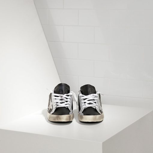 superstar Sneakers In Cream Suede Black Star Sneakers Outlet-1662