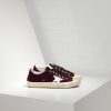 Womens V-Star 2 Sneakers In Velluto E Stella Pelle Plum Velvet Sneakers Sizing-0