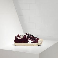 Super Star Sneakers In Leather With Suede Star Sneakers Sizing-0