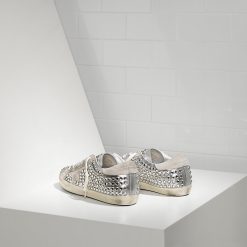 Sneakers Superstar IN PELLE E STELLA IN CAMOSCIO Silver Studs-1570