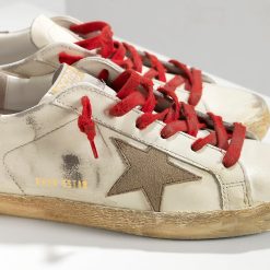 Super Star Sneakers In Leather With Suede Star Star Sneaker-2071