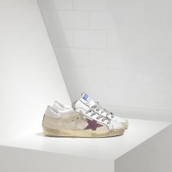 Super Star Sneakers In Leather With Suede Star Super Star-0