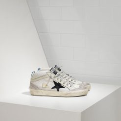 Mid Star Sneakers In Bonded Fabric With Suede Star -0