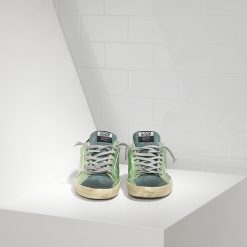 Super Star Sneakers In Leather With Leather Star Goose Sneakers-1591