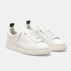 Sneakers Starter GCOMS631.A1 in pelle con stella stampata sul talloncino-5231