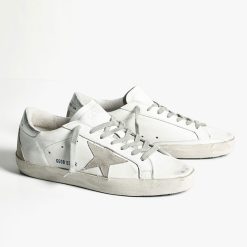 Super Star Sneakers In Leather With Suede Star Shop Online-0