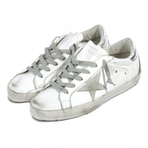 Super Star Sneakers In Leather With Suede Star Shop Online-3068