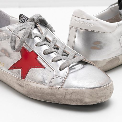 GGDB SUPERSTAR Sneakers G31WS590.C34 Upper In Laminated Leather Star In Glossy Material Details In Glossy-2449