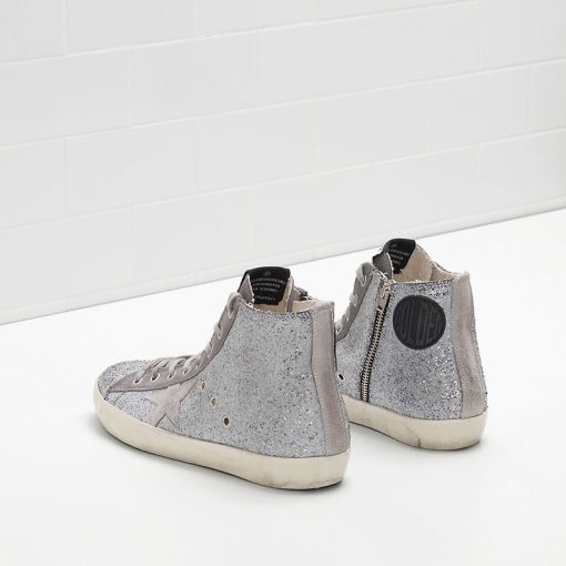 GGDB FRANCY Sneakers G30WS591.A45 Upper In Glitter-Coated Calf Leather With A Slightly Matte Effect Suede-2392