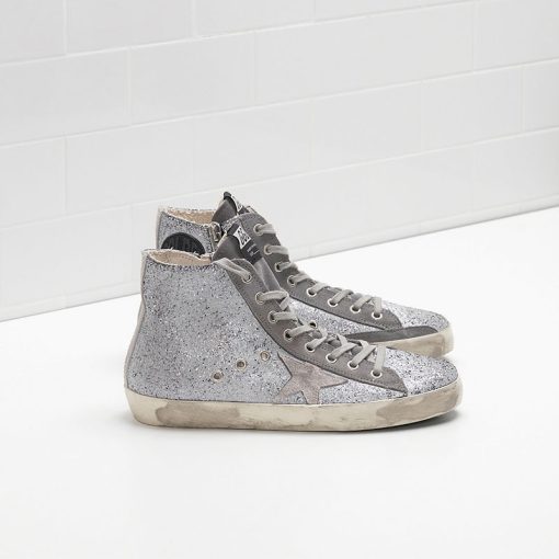 GGDB FRANCY Sneakers G30WS591.A45 Upper In Glitter-Coated Calf Leather With A Slightly Matte Effect Suede-2393