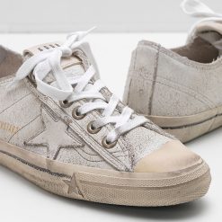 V-STAR 2 Sneakers Upper in crackle-effect calf leather-2639