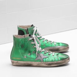 FRANCY Sneakers G31WS591.A84 Upper In Coated Cotton Canvas Star In Laminated Leather-2631