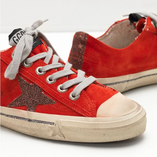 V-STAR 2 Sneakers G31WS639.N5 Calf Suede Upper Star And Heel Tab Rubbed With Micro-Glitter Rubber So-2578