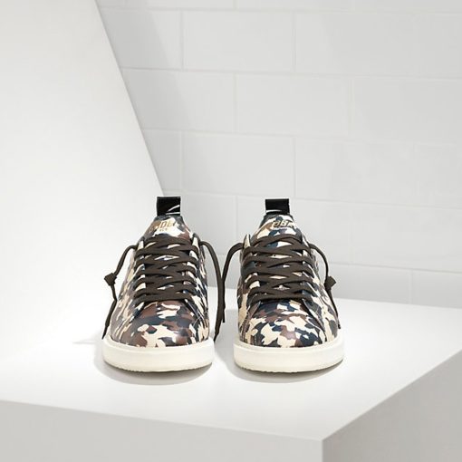 Starter Sneakers in Calf Leather Camouflage-2792