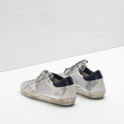 Superstar Sneakers G32WS590.E71 Uppers in metallic goatskin leather Star and heel tab in leather-2730