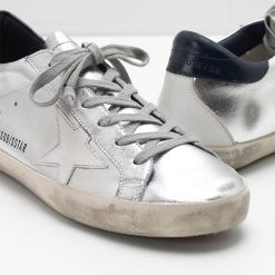 Superstar Sneakers G32WS590.E71 Uppers in metallic goatskin leather Star and heel tab in leather-2732