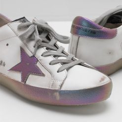 Superstar Sneakers G31WS590.C68 Upper In Calf Leather Star In Iridescent Leather Details With Irides-2716