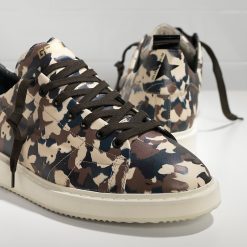 Starter Sneakers in Calf Leather Camouflage-2790