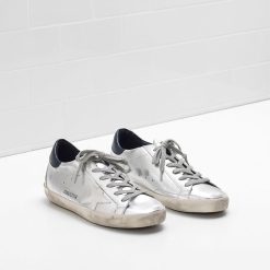 Superstar Sneakers G32WS590.E71 Uppers in metallic goatskin leather Star and heel tab in leather-2731