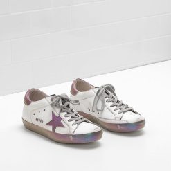 Superstar Sneakers G31WS590.C68 Upper In Calf Leather Star In Iridescent Leather Details With Irides-2715