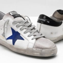 Superstar Sneakers G33MS590.L29 Upper in calf leather Star and toe in suede Heel tab in leather with logo -2776