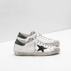 Superstar Sneakers G33MS590.L31 Upper in calf leather Leather heel tab toe and heel tab star in suede-0