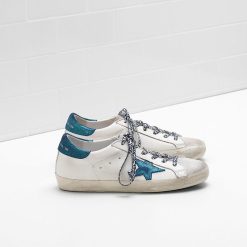 Superstar Sneakers G32WS590.E53 Upper in calf leather Star and heel tab in glitter-coated suede Leop-0