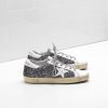 Superstar Sneakers Flag Ltd Upper In Glitter-Coated Fabric Heel Tab And Eyelets In Natural Calf Leat-0