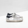 Superstar Sneakers G32WS590.E71 Uppers in metallic goatskin leather Star and heel tab in leather-0