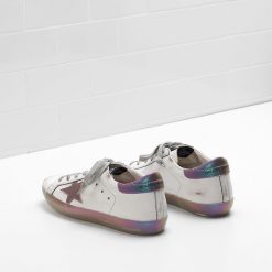 Superstar Sneakers G31WS590.C68 Upper In Calf Leather Star In Iridescent Leather Details With Irides-2717