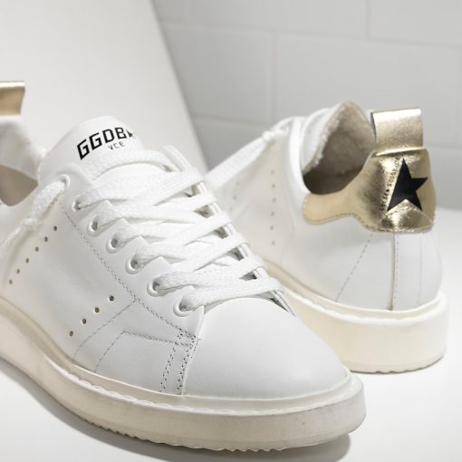 Sneakers Starter IN PELLE DI VITELLO white gold-2814