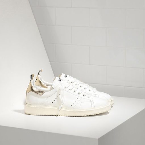 Sneakers Starter IN PELLE DI VITELLO white gold-0