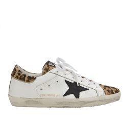 Sneakers Superstar Leopard Low-Top Sneakers with black star-0