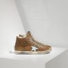 Sneakers Francy in Camoscio e Stella in Pelle OLIVE SUEDE-0