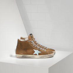 Sneakers Francy in Camoscio e Stella in Pelle OLIVE SUEDE-0