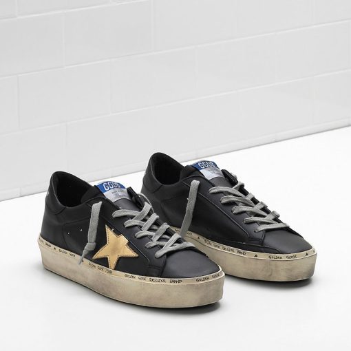 HI STAR Sneakers G33WS945.A6 Upper in calf leather Slight vintage treatment Star in worn effect leather-2898