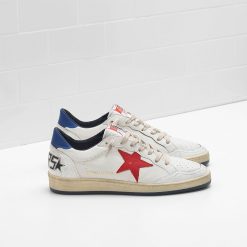 Ball Star Sneakers G33MS592.H8 Upper in calf leather Leather crackle details Star in leather-0