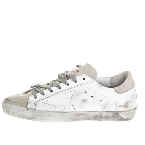 Superstar Sneakers G33MS590.H36 Upper in calf leather Openwork star Hand decorated with brushstroke effect-2940