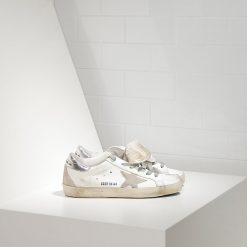 Super Star Sneakers In Leather With Suede Star Shop Online-2971