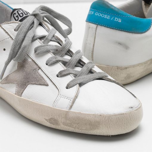 Superstar Sneakers G32WS590.E84 Upper In Calf Leather Suede Star Logo Lettering On The Exterior Of The Right-2953