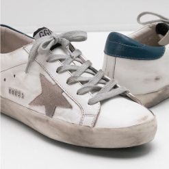 Superstar Sneakers G31WS590.C71 Upper In Calf Leather Suede Star Heel Tab In Laminated Leather-3016