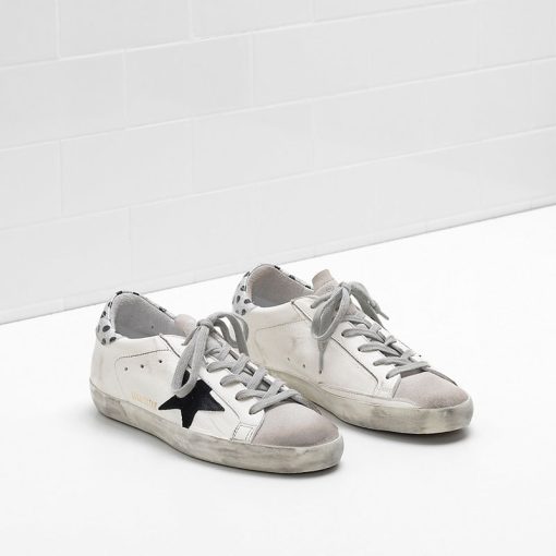 Superstar Sneakers G32WS590.D89 Upper in calf leather Star and details are in Suede Glitter heel-3018