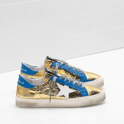 May Sneakers G34WS127.K5 In Leather With Leather Star -0